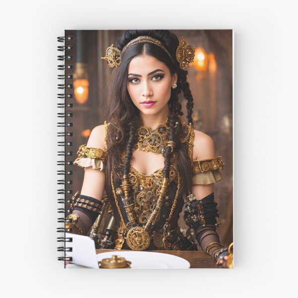 Item preview, Victorian Steam: Realistic portraits of girls in steampunk outfits designed and sold by ArtCreator2023.