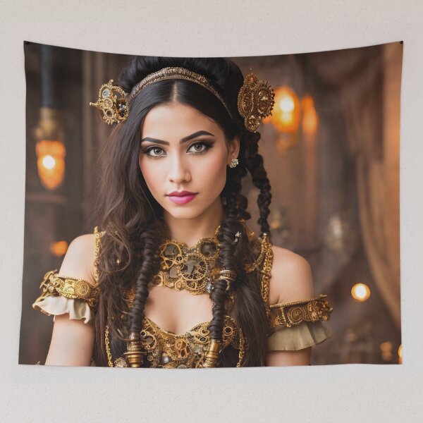 Item preview, Victorian Steam: Realistic portraits of girls in steampunk outfits designed and sold by ArtCreator2023.