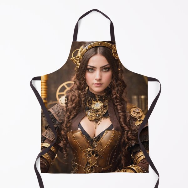 Item preview, A touch of nostalgia: portraits of beautiful steampunk girls designed and sold by ArtCreator2023.