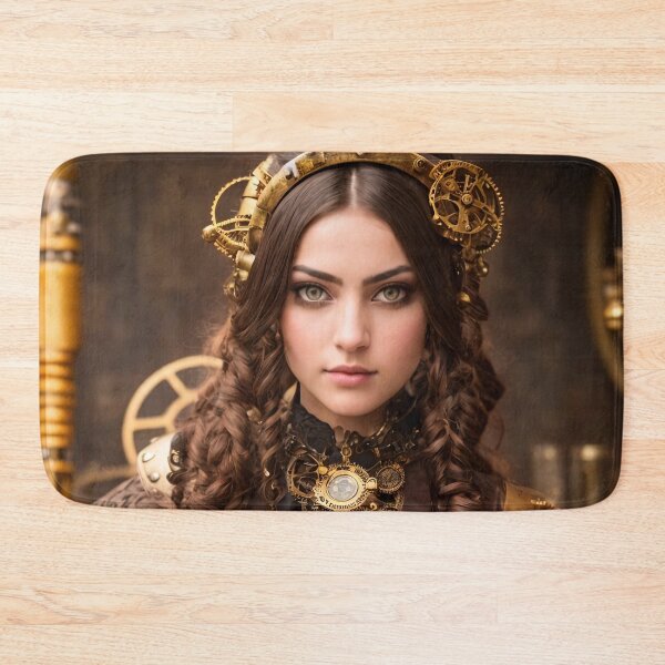 Item preview, A touch of nostalgia: portraits of beautiful steampunk girls designed and sold by ArtCreator2023.