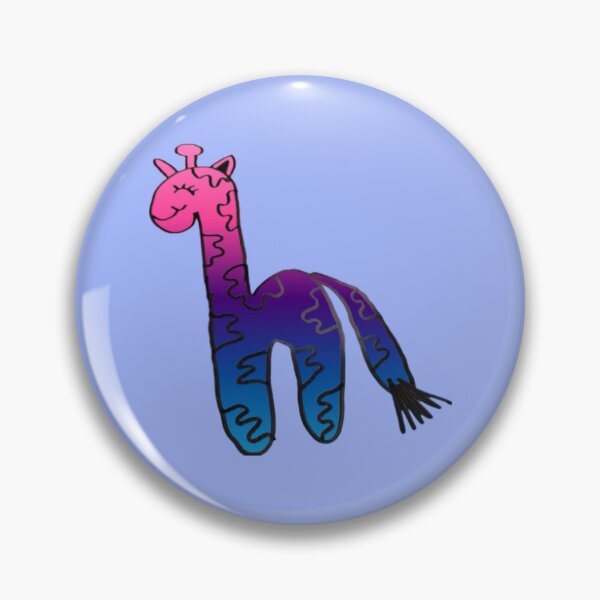 Artikelvorschau, Subtile omnisexuelle/omniromantische Stolz-Giraffe entworfen und verkauft von PinkGiraffe23.