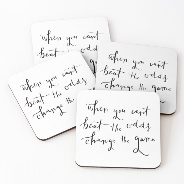 Item preview, When you can’t beat the odds, change the game | Leigh Bardugo quote | Six of Crows designed and sold by 9racereads.