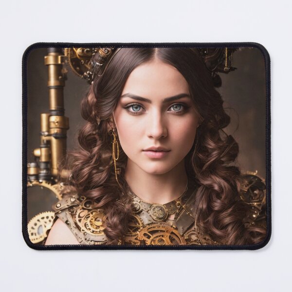 Item preview, The future of the past: detailed images of girls in steampunk outfits designed and sold by ArtCreator2023.