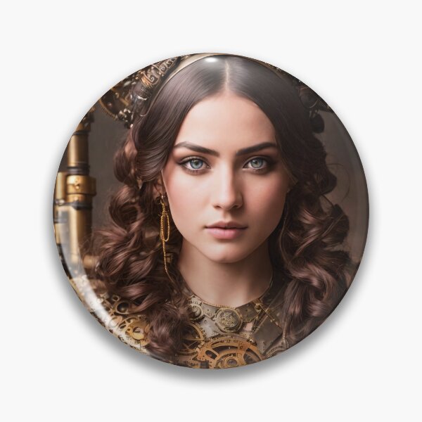 Item preview, The future of the past: detailed images of girls in steampunk outfits designed and sold by ArtCreator2023.
