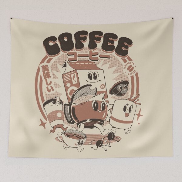Item preview, My Coffee Friends designed and sold by Ilustrata®.