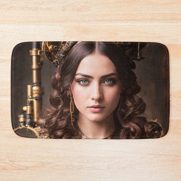 Item preview, The future of the past: detailed images of girls in steampunk outfits designed and sold by ArtCreator2023.