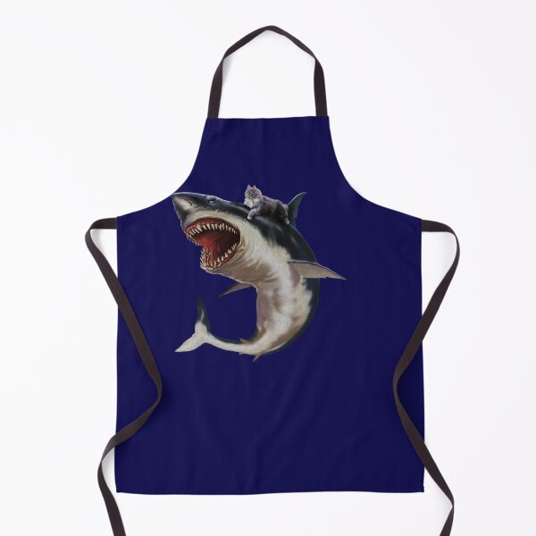 Item preview, Funny Maine Coon Cat Riding Shark, Cat Lover designed and sold by Logiamerch.