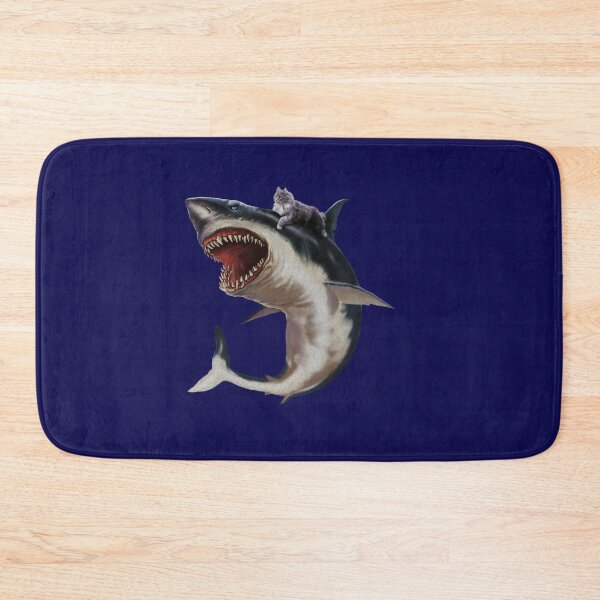 Item preview, Funny Maine Coon Cat Riding Shark, Cat Lover designed and sold by Logiamerch.