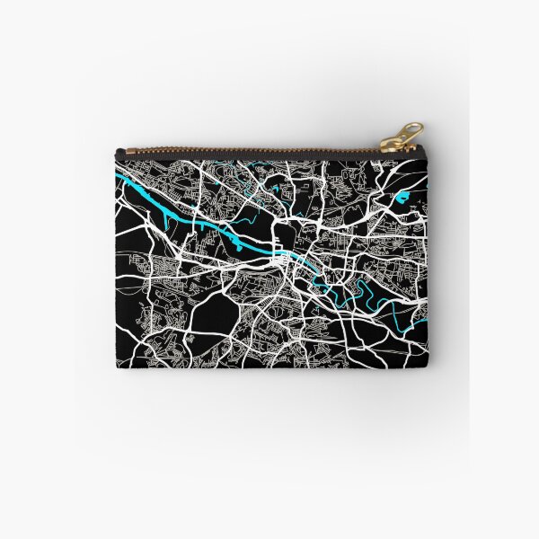 Item preview, Glasgow street map designed and sold by IvonDesign.