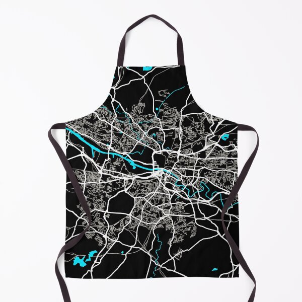 Item preview, Glasgow street map designed and sold by IvonDesign.