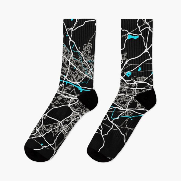 Item preview, Glasgow street map designed and sold by IvonDesign.
