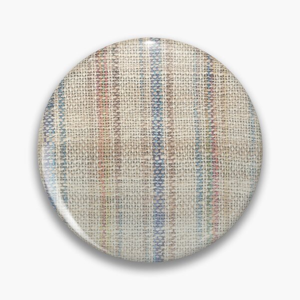 Item preview, Handwoven fabric- rustic rainbow designed and sold by woolydevdev.