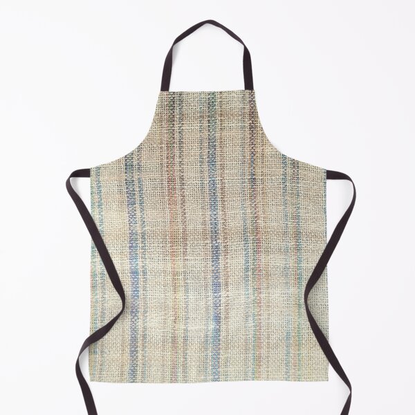 Item preview, Handwoven fabric- rustic rainbow designed and sold by woolydevdev.