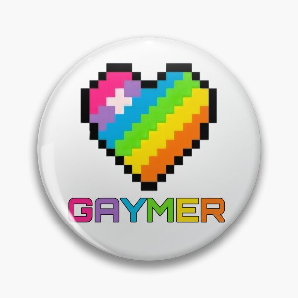 Item preview, GAYMER pixelated heart designed and sold by Hamilton is Beautiful.