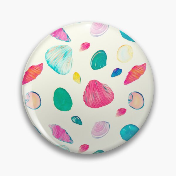 Item preview, Pretty Colorful Seashells Beige Pattern designed and sold by NdesignTrend.