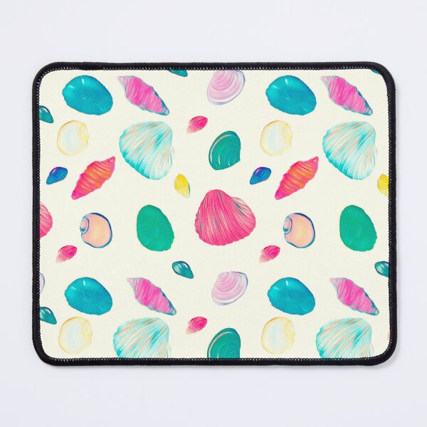 Item preview, Pretty Colorful Seashells Beige Pattern designed and sold by NdesignTrend.
