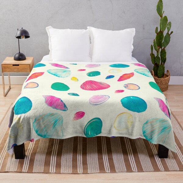 Item preview, Pretty Colorful Seashells Beige Pattern designed and sold by NdesignTrend.