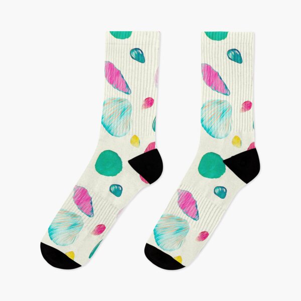 Item preview, Pretty Colorful Seashells Beige Pattern designed and sold by NdesignTrend.