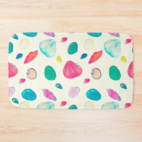 Item preview, Pretty Colorful Seashells Beige Pattern designed and sold by NdesignTrend.