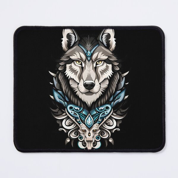Item preview, Wolf tattoo style designed and sold by KenyCanales.