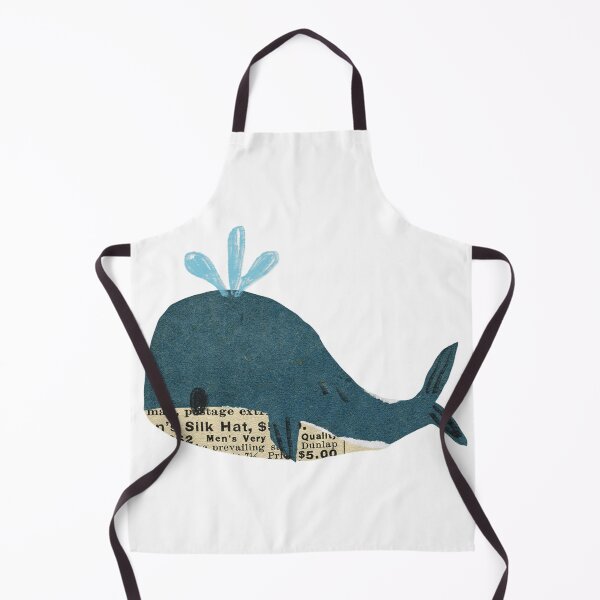 Item preview, Whale with newspaper clippings designed and sold by LIDYN.