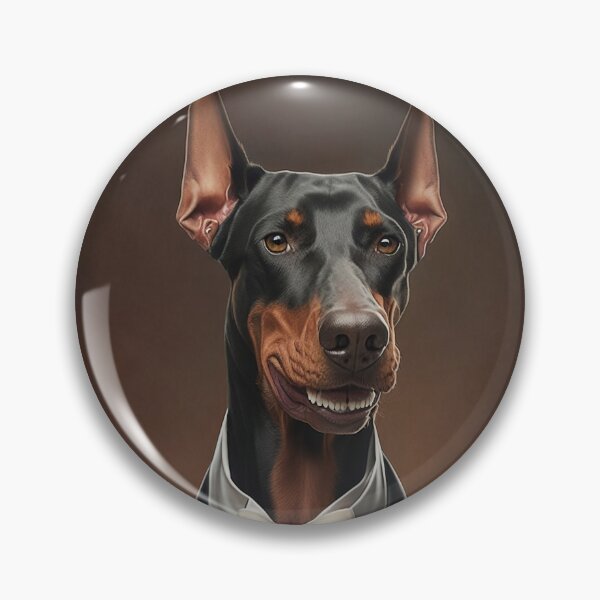 Aperçu de l'œuvre Doberman qui rit créée et vendue par TylerBurst.