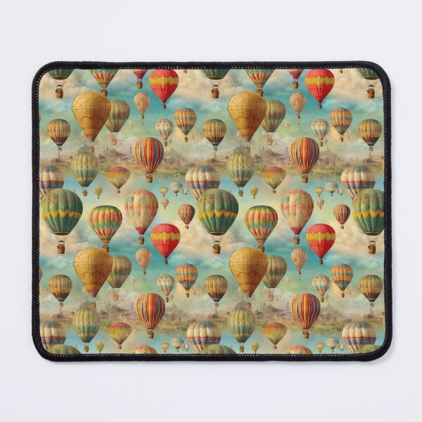 Item preview, Bright and Colorful Vintage Hot Air Balloons designed and sold by Pamela Maxwell.