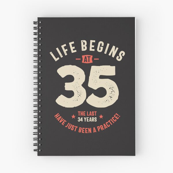 Item preview, Life Begins at 35, Last 34 Years Practice - 35th Birthday designed and sold by cidolopez.