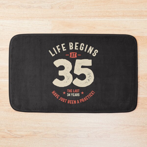 Item preview, Life Begins at 35, Last 34 Years Practice - 35th Birthday designed and sold by cidolopez.
