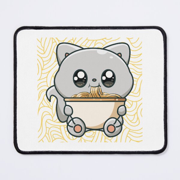 Item preview, Cat Eating Spaghetti Cute designed and sold by LivingTheDream7.