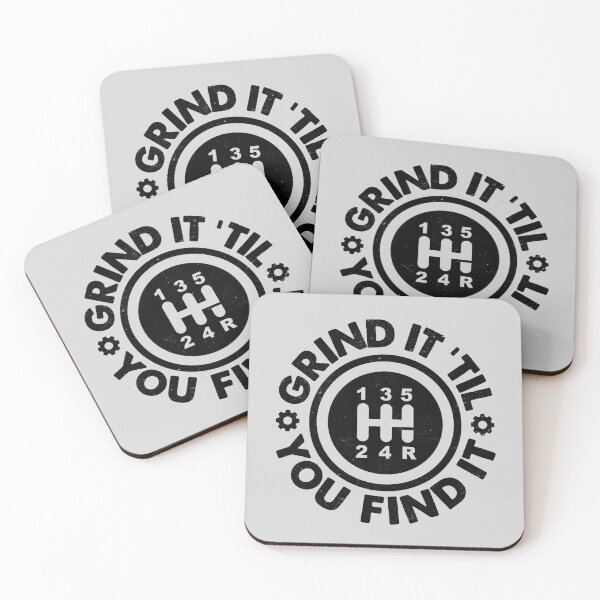 Item preview, Grind It 'Til You Find It: Manual Stick Shift Transmission Humor designed and sold by hadleyfoo.