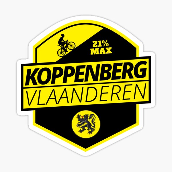 Vista previa del artículo con la obra «Koppenberg Empedrado Climb Ciclismo Flandes Bélgica», diseñado y vendido por JackCurtis1991.