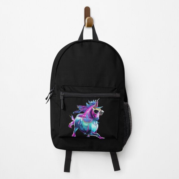 Item preview, retro unicorn horse wearing glasses designed and sold by basitcv.