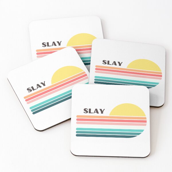 Item preview, Slay sunset logo designed and sold by Sunwang.