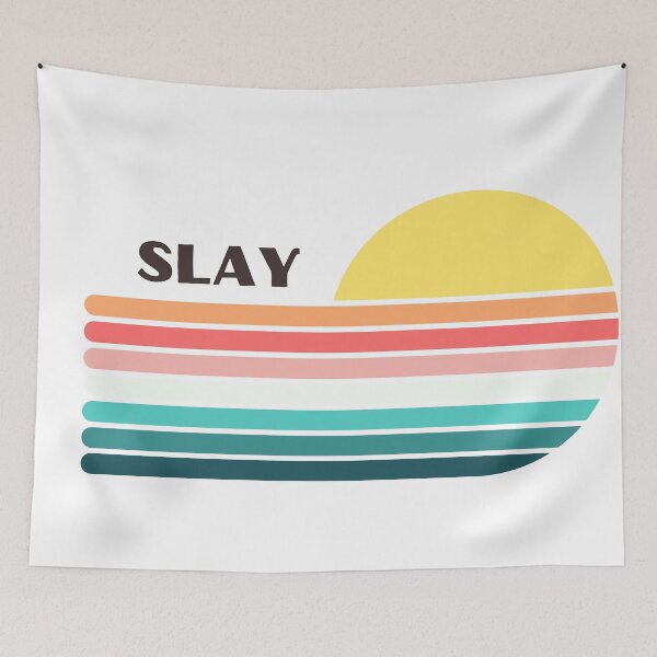 Item preview, Slay sunset logo designed and sold by Sunwang.