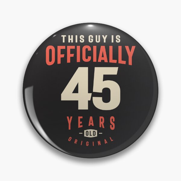 Item preview, This Guy is Officially 45 Years Old Original - 45th Birthday designed and sold by cidolopez.