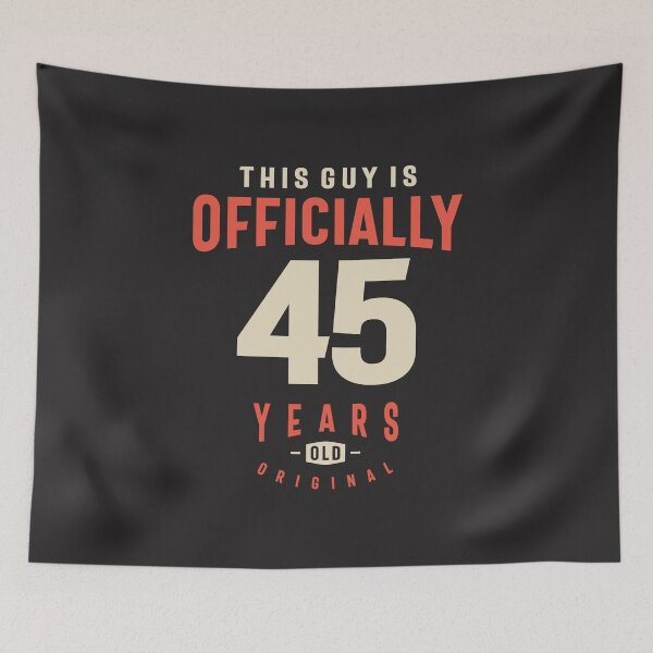 Item preview, This Guy is Officially 45 Years Old Original - 45th Birthday designed and sold by cidolopez.