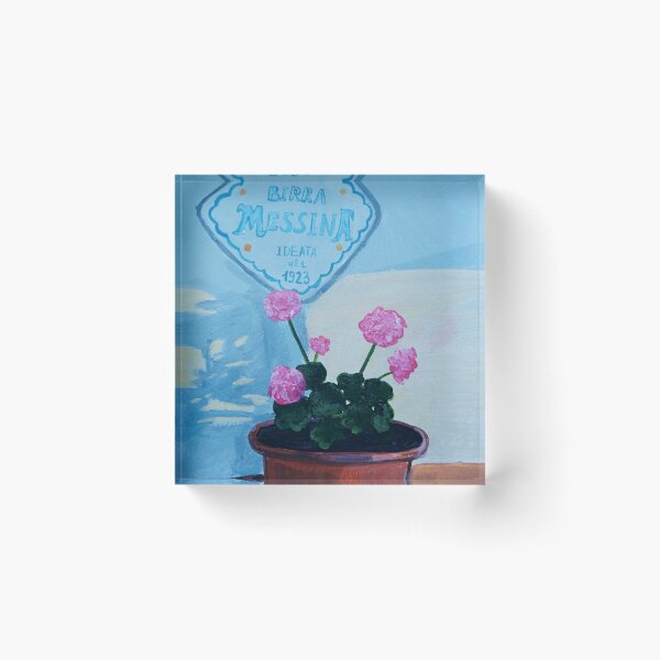 Item preview, Pelargonium | Geraniums | Birra Messina | Sicily | Flowers pot designed and sold by Sicilian-art.