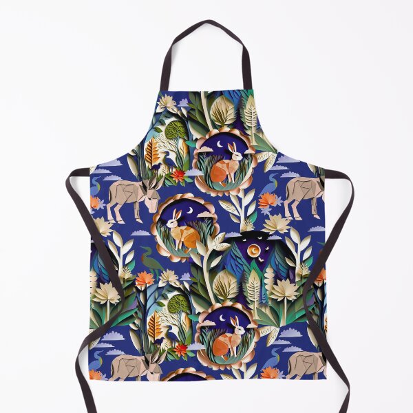 Item preview, Night garden cute animals designed and sold by Alessandro Remo Mazzoni Remotextiles.