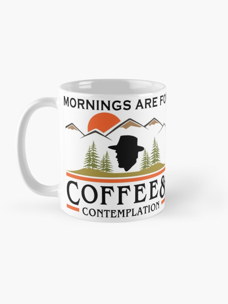 Thumbnail 3 of 6, Coffee Mug, Mornings Are For Coffee And Contemplation designed and sold by psychoant.