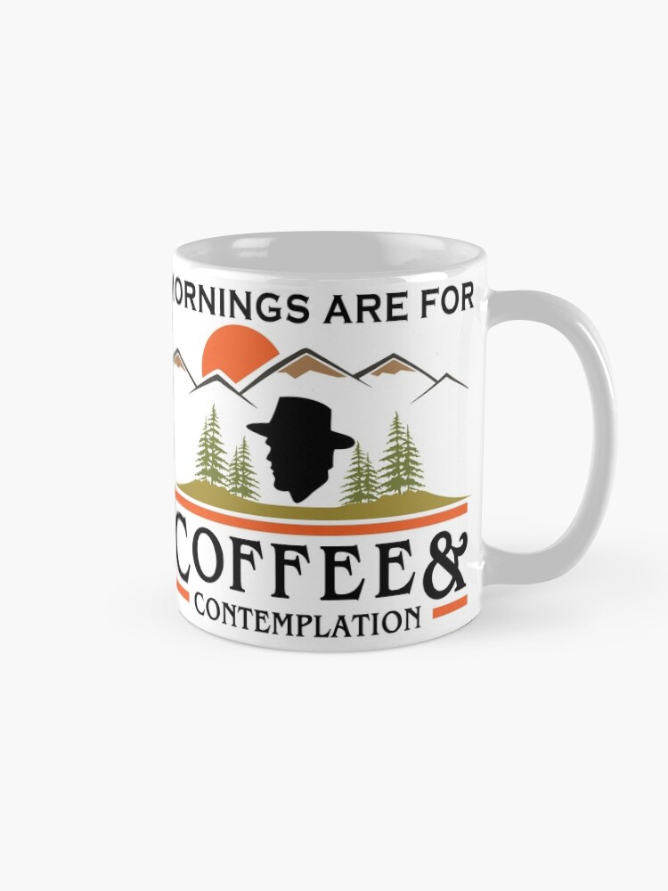 Thumbnail 5 of 6, Coffee Mug, Mornings Are For Coffee And Contemplation designed and sold by psychoant.