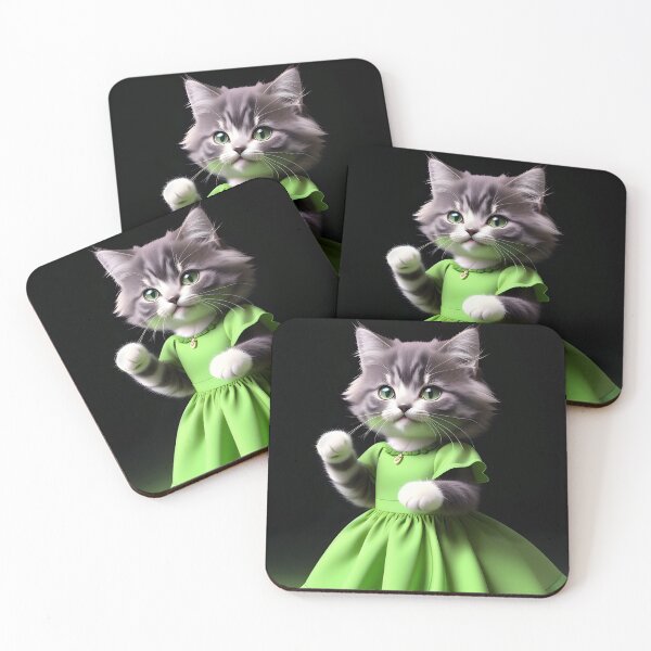 Item preview, Dancing cat - Modern digital art designed and sold by Ai-michiart.