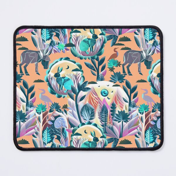 Item preview, Night garden cute animals designed and sold by Alessandro Remo Mazzoni Remotextiles.