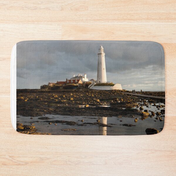 Item preview, November sunshine at St Mary's Island - Portrait designed and sold by Violaman.
