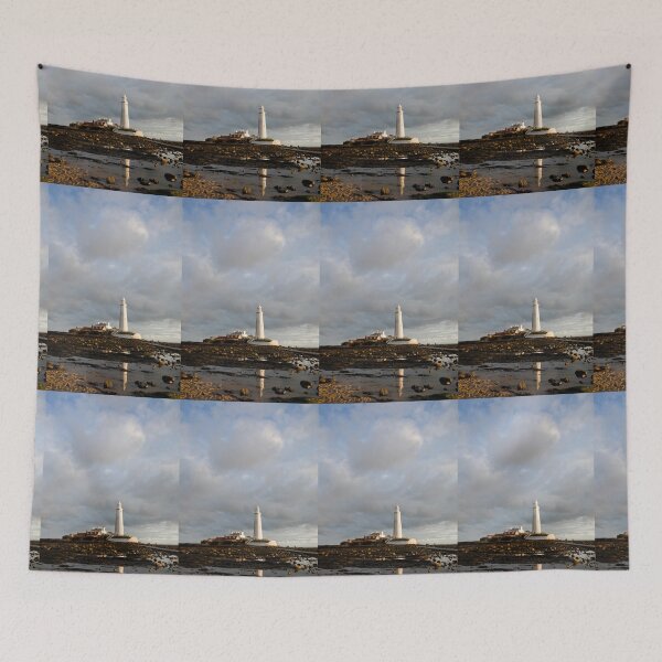 Item preview, November sunshine at St Mary's Island - Portrait designed and sold by Violaman.