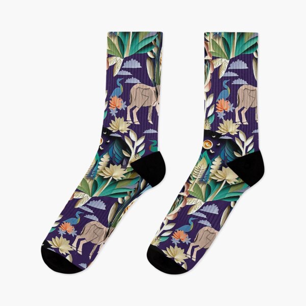 Item preview, Night garden cute animals designed and sold by Alessandro Remo Mazzoni Remotextiles.