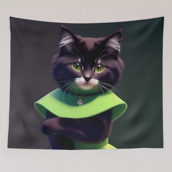 Item preview, Dancing cat - Modern digital art designed and sold by Ai-michiart.