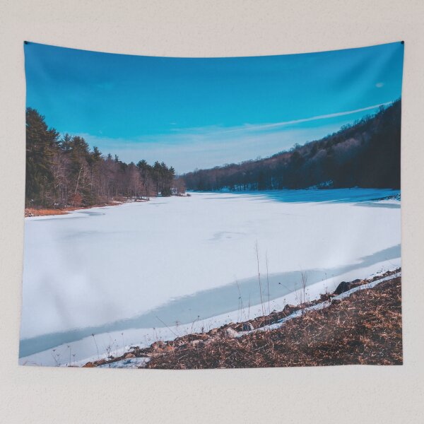 Item preview, Frozen lake on a sunny winter day designed and sold by Michael Deemer.