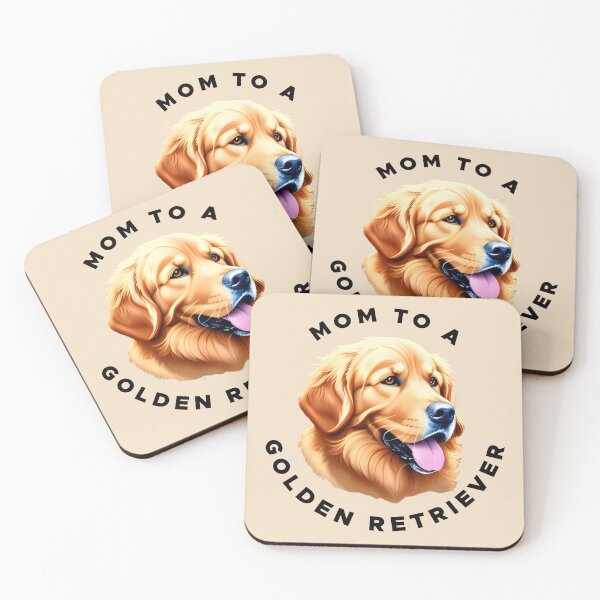 Item preview, Golden Retriever with the words "Mom to a Golden Retriever" designed and sold by LindaCooke.