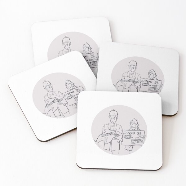 Item preview, Woo Yong Woo & Lee Jun Ho Dating for Dolphin circle backgrund designed and sold by paintingtour.